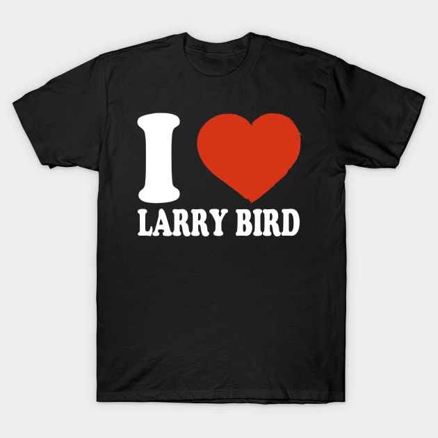 Graphic I Love Larry Personalized Name Sports T-Shirt by Cierra Bauch